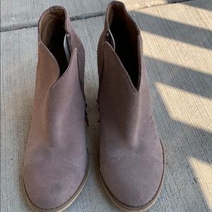 Brown booties